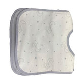 Set de 5 Baberos y Paños de Hombro Gris